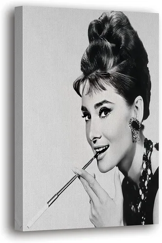 Miniatura 13 de SpiritualHands Audrey Hepburn Póster de Arte de Pared Lienzo Enmarcado, Pósteres de Arte de Pared Haus and Hues, Decoración de Pared Moderna Audrey