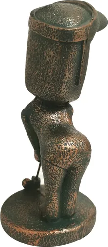 Miniatura 4 de LifExquisite - Estatua de isla de Pascua, figura de té Moai para decoración del hogar y la oficina, tomar té