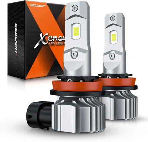 Miniatura 19 de SEALIGHT Bombilla HID D1S, 6000K blanco frío 400% brillo, 35 W xenón HID repuesto 66144 66140 85140 85415 (85415C1), bombillas antiniebla Plug and