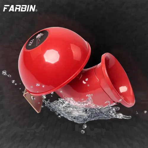 Miniatura 4 de FARBIN Bocinas súper fuertes de 12 V, bocina eléctrica con sonido de toro fuerte, bocina de aire para automóvil, motocicleta, camión, barco