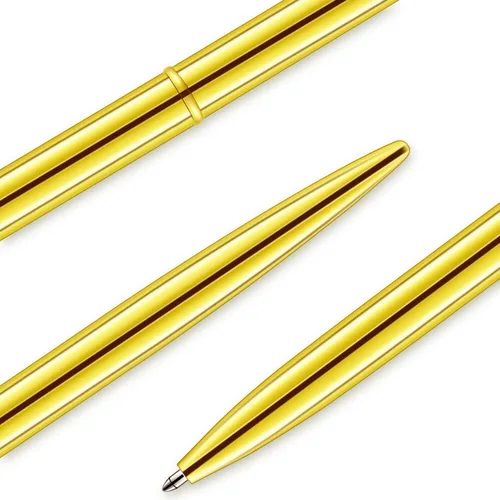 Miniatura 7 de Outus Juego de 30 bolígrafos dorados, delgados, metálicos, retráctiles, ligeros, de 0.039 in, punta media para bodas, libros, regalos, negocios