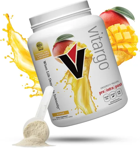 Miniatura 11 de Vitargo Polvo de Carbohidratos Alimenta el Glicógeno Muscular 2 Veces Más Rápido 1 Libra Uva Polvo de Recuperación Pre y Post Entrenamiento