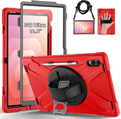 Miniatura 27 de Gerutek Funda para Samsung Galaxy Tab S6 Lite de 10.4 pulgadas 2024/2022/2020, funda protectora de cuerpo completo con protector de pantalla