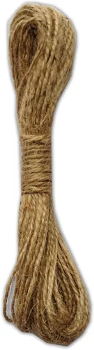 Miniatura 2 de LWR CRAFTS Cordón de yute de 0.059 in, natural, 45 pies cada uno (paquete de 2, 90 pies en total) - Cordel para manualidades para envoltura