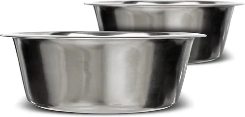Miniatura 21 de Neater Pet Brands Cuencos de acero inoxidable poco profundos para gatos, 1 taza (8 onzas), 1 tazón de repuesto para comedero individual