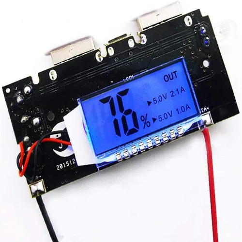 Miniatura 8 de Módulo de Carga de Batería Dual USB 18650 con Protección 4 piezas, Placa PCB de Banco de Energía, Módulo de Placa de Circuito Dual USB 5V 1A 2.1A