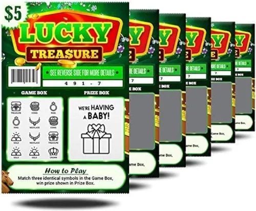 Paquete de 6 boletos para raspar lotería de embarazo | Aspecto auténtico 4 x 6 | Ideal para anuncios de bebé | Perfecto para anuncio de embarazo