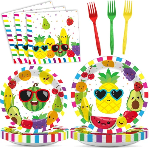 Miniatura 18 de 96 piezas de decoraciones de vaquera, suministros de fiesta, platos de papel con estampado de vaca, platos y servilletas desechables occidentales