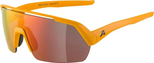 Miniatura 9 de ALPINA Gafas de ciclismo espejadas, hidrofóbicas y antivaho para hombres y mujeres, 100% protección UV, TURBO HR Gris frío mate