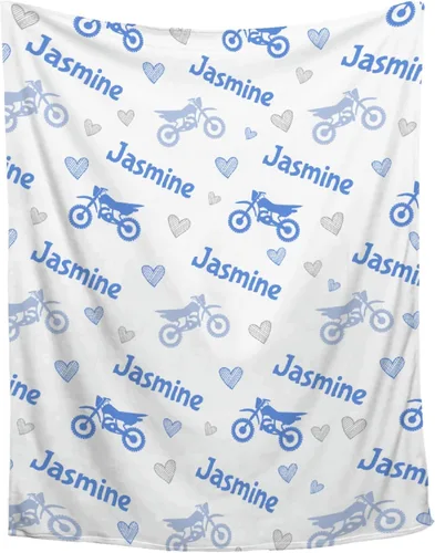 Miniatura 28 de Manta personalizada con nombre – Manta personalizada para niñas, niños, bebés, recién nacidos, niños pequeños, regalo de cumpleaños, tamaño infantil