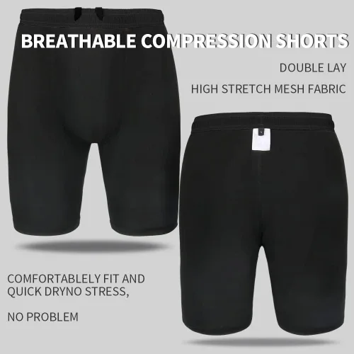Miniatura 5 de TENJOY Pantalones cortos de correr 2 en 1 para hombre, de 5 o 7 pulgadas, de secado rápido, pantalones cortos de entrenamiento atlético para hombres