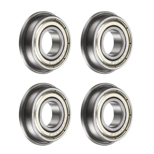 Miniatura 26 de uxcell Rodamiento de bolitas con bridas F683ZZ, 20pcs 0.118x0.276x0.118 in Acero cromado doble blindado ABEC1 cojinetes de brida