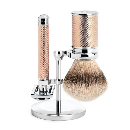 Miniatura 3 de MÜHLE Silvertip Badger Safety Razor - Juego de afeitado (peine abierto), perfecto para uso diario, calidad de peluquería y afeitado suave