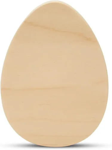 Miniatura 12 de Woodpeckers - Conejo de madera grueso de 4 pulgadas, paquete de 3 recortes de conejo de madera sin terminar para manualidades, decoración de bandeja