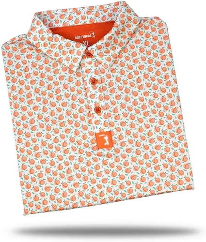 Bogey Bros - Divertidas camisas polo de golf de manga corta para hombre, con elástico de 4 vías y protección FPU 50