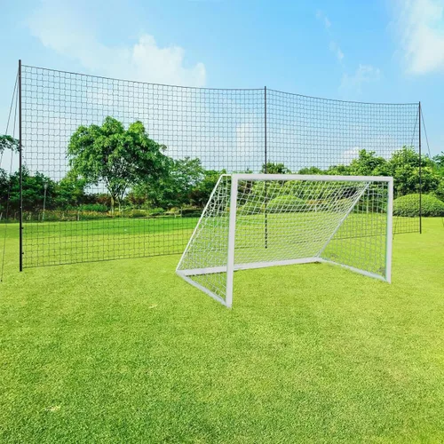 Miniatura 8 de Sistema de tope de bola - Red de respaldo de fútbol, resistente, alto impacto, barrera de práctica