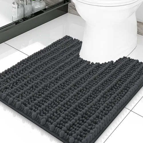 Miniatura 292 de Smiry Alfombras de Baño 24x16 pulgadas, Alfombras de Baño de Chenilla Extra Suaves y Absorbentes, Respaldo de Goma Antideslizante, Lavable a Máquina