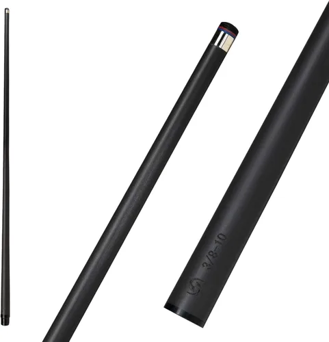 Eje de palo de taco de piscina de fibra de carbono 0.413 in/0.465 in/0.492 in, eje de palo de piscina de baja desviación, eje profesional de taco,
