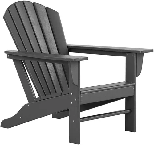 Miniatura 28 de Costaelm Sillas para hoguera, silla al aire libre HDPE silla Adirondack, moderna silla de porche de patio, porche delantero patio trasero, sillas