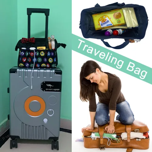 Miniatura 3 de Bolsa de Bingo Daubers con 8 bolsillos de gran capacidad, bolsa de transporte de viaje con cremallera, bolsa de maquillaje, regalo para amantes