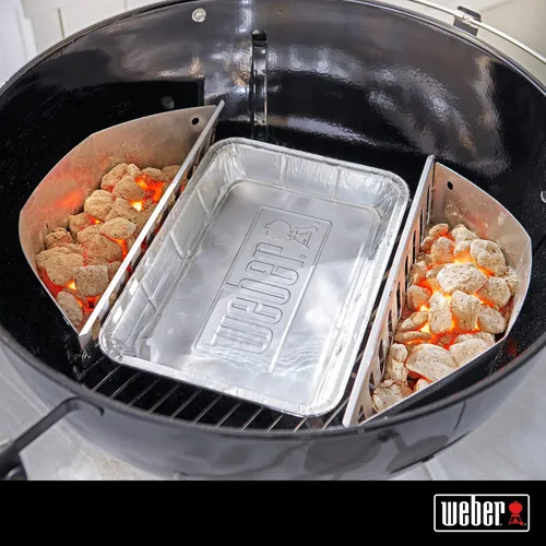 Miniatura 2 de Sartenes de goteo de aluminio Weber, compatibles con parrillas de gas Weber, pequeñas, juego de 10