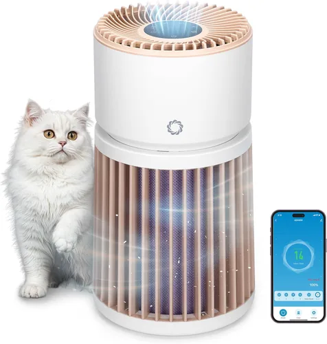 Airthereal AGH400-PET - Purificador de aire para mascotas para habitaciones grandes de hasta 3500 pies cuadrados – Filtro de aire para pelo de