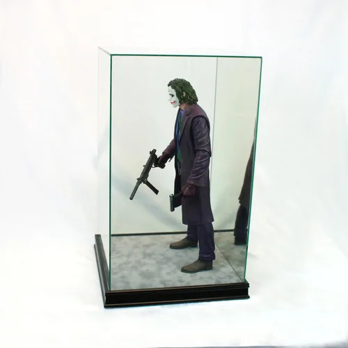 Miniatura 2 de Vitrina de estatuilla a escala 1/4 - Figura de cómic - Protección de vidrio transparente - Moldeado negro