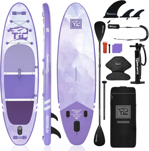 Miniatura 9 de Inflatable Paddle Board with Premium SUP Board Accessories, Allround Paddle Boards for Adults/Youth,Stand Up Paddle Board Defender Collection
