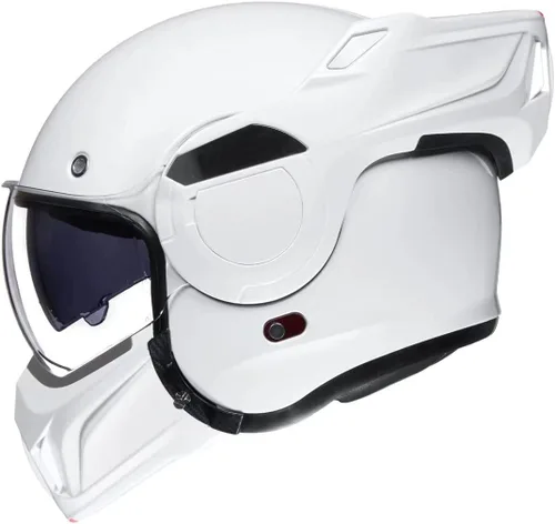 Miniatura 13 de ILM Casco modular de motocicleta vintage de cara completa para adultos y hombres, ATV UTV con protector de barbilla reversible de 180° DOT