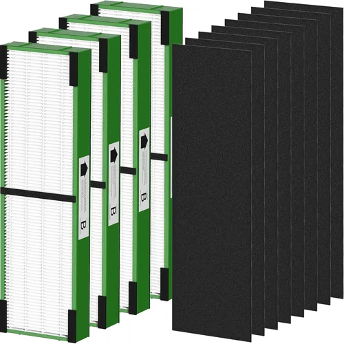 Miniatura 13 de Paquete de 4 filtros FLT4825 B de repuesto compatibles con purificadores de aire G-Guardian AC4825 AC4825E AC4825W AC4850 AC4300 AC4800 AC4900