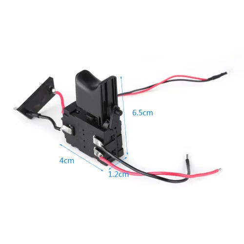 Miniatura 3 de Akozon - Interruptor de control de velocidad de taladro, interruptor de taladro inalámbrico de 7,2 V - 24 V, control de velocidad de batería