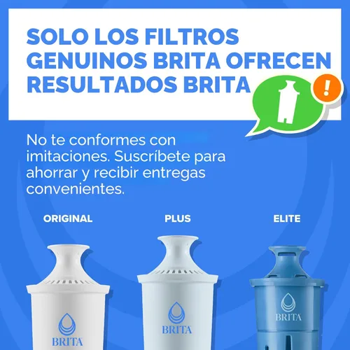 Miniatura 10 de Dispensador de agua Brita UltraMax grande con 1 filtro BritaPlus, capacidad para 27 tazas, negro (el paquete puede variar)
