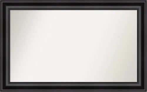 Miniatura 462 de Amanti Art Espejo personalizado, espejo de baño negro puente, espejo de pared o espejo de tocador de baño sobre el fregadero (26 x 26 pulgadas)