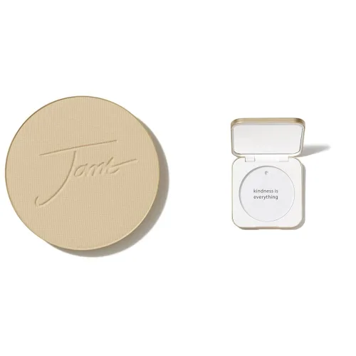 Miniatura 18 de Jane Iredale PurePressed Base Polvo Mineral de Maquillaje de Repuesto o Juego de Compacto Rellenable Polvo Prensado Semi Mate con SPF Sin Talco