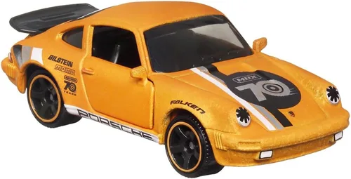 Miniatura 4 de Matchbox Moving Parts - Vehículo fundido a presión de 70 años de edición especial, HMV12 ~ Inspirado en el Porsche 911 Turbo de 1980 ~ 1/5 naranja