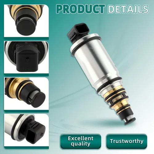 Miniatura 3 de AUTOKAY Válvula de control electrónico del compresor del A/C se ajusta para Hyundai Sonata 2.0L 2.4L 2011-2014