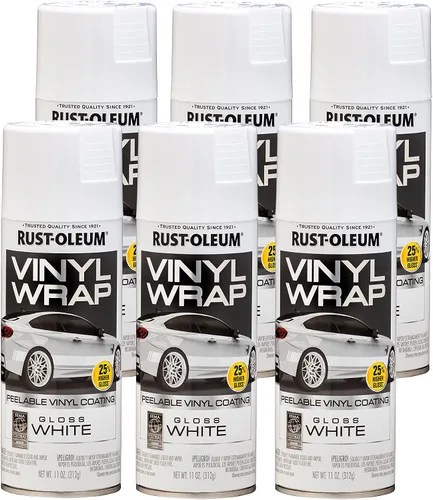 Miniatura 7 de Rust-Oleum Automotive 352724 Rust-Oleum - Aerosol de envoltura de vinilo, negro, 11 onzas (paquete de 6)