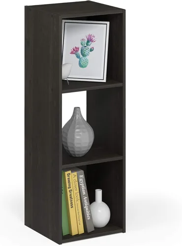 Miniatura 19 de Furinno - Estantería clásica para libros, estantes de almacenamiento, roble francés