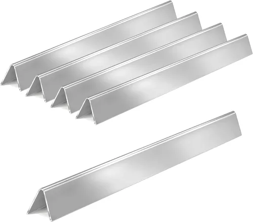 Miniatura 11 de GasSaf Barras aromatizantes de 17.5 pulgadas para Weber Genesis 300 E310 E20 E330, barras aromatizantes 7620 7621 para parrillas Weber Genesis 300