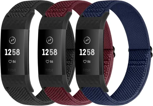 Miniatura 10 de Bandas compatibles con Fitbit Charge 2 bandas para mujeres y hombres, edición clásica y especial, correa de repuesto de nailon elástico ajustable