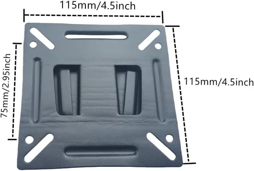 Miniatura 2 de Soporte de pared para monitor para la mayoría de televisores de 14 a 24 pulgadas, universal, de perfil bajo, soporte de pared VESA de hasta 3.937 x