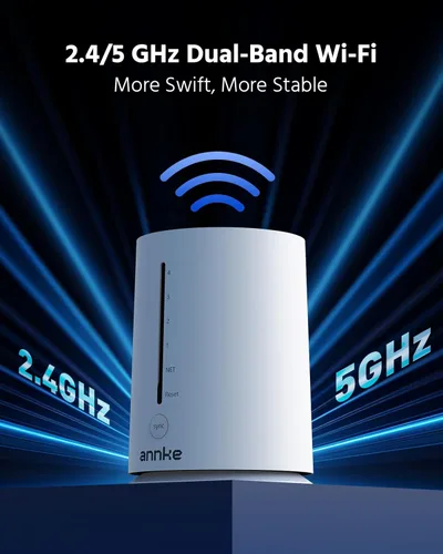 Miniatura 7 de ANNKE Cámara de Seguridad Solar Inalámbrica de 5MP para Exteriores, Sistema de Vigilancia Doméstica, Kit de 4 canales y 2 cámaras tipo bala 4MP 2K