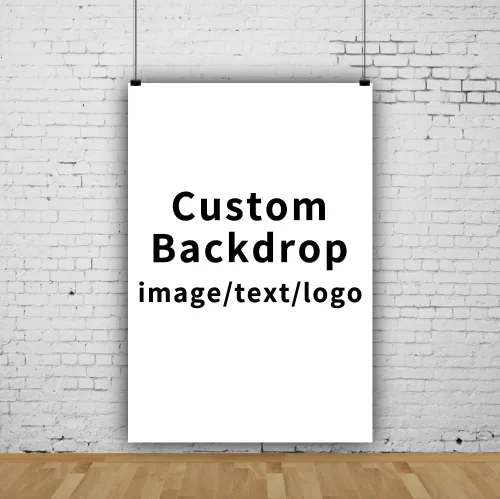 Telón de fondo personalizado, personalizable, personaliza tu imagen, logotipo, texto, fotografía, fondo, pancarta vertical de vinilo, decoración de