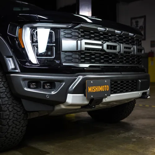 Miniatura 5 de Mishimoto Kit de reubicación de matrícula, compatible con Ford F-150, 2015+