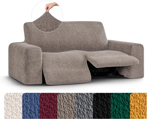 Miniatura 28 de PAULATO BY GA.I.CO. Funda reclinable – Funda de ajuste suave – Protector elástico de muebles reclinables de 1 pieza – Tela de terciopelo lavable a