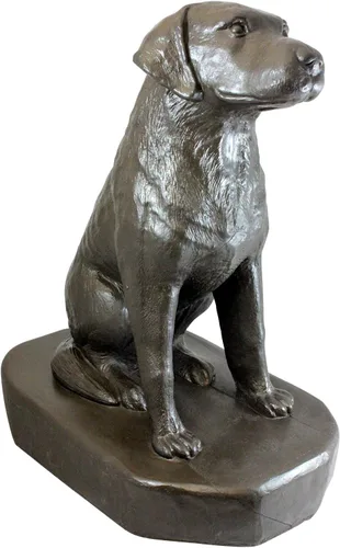 Miniatura 53 de Emsco Group 92246 Estatua de niño soñando despierto – Aspecto natural – Hecha de resina – Ligera – 40 cm de altura para jardín, BRONCE
