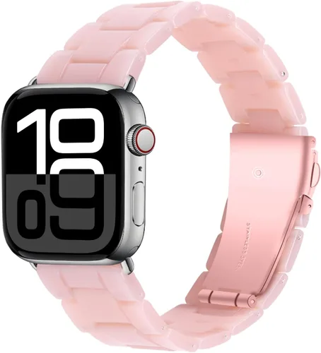 Miniatura 15 de Miimall Women Resin Bands for Apple Watch Series 10 9 8 7 6 5 4 3 2 1 Ultra SE Colorful Dressy Cute Classy Lightweight Comfort 38mm 40mm 41mm 42mm