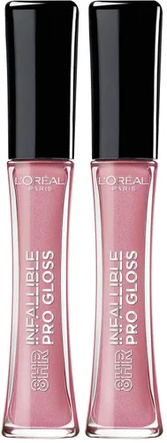 Miniatura 13 de L'Oreal Paris Maquillaje Infallible Brillo labial hidratante de 8 horas, Fiery, 0.21 onzas líquidas
