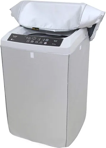 Miniatura 3 de Cubierta de lavadora engrosamiento de doble cara tela revestida plateada impermeable protector solar a prueba de polvo