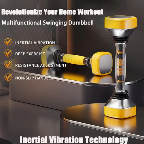 Miniatura 2 de Shaking Weight Adjustable Dumbbell Set 22-66 lbs, 5LB Pink & 25LB Black for Men & Women, Home Gym Equipment, Full Body Workout, Arm Training